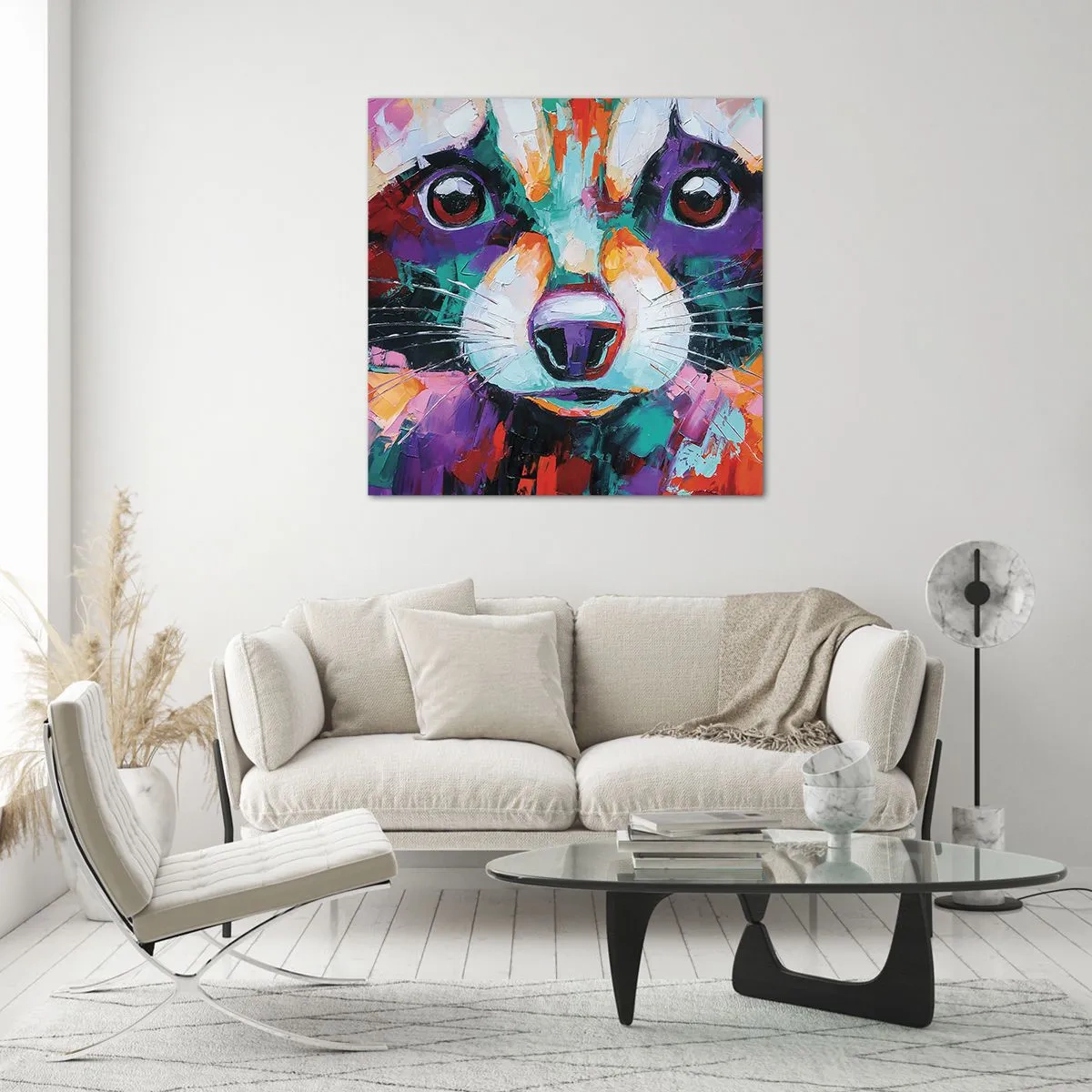 Quadro em vidro - Apenas boas emoções - 30x30 cm