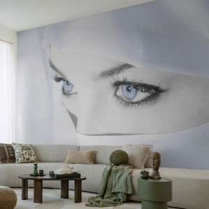 Papel de Parede Premium Canvas - Direto das mil e uma noites - Mulher, Olhos, Cultura - 100x70 cm