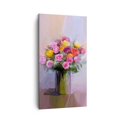 Quadro em tela - Beleza retida - 45x80 cm