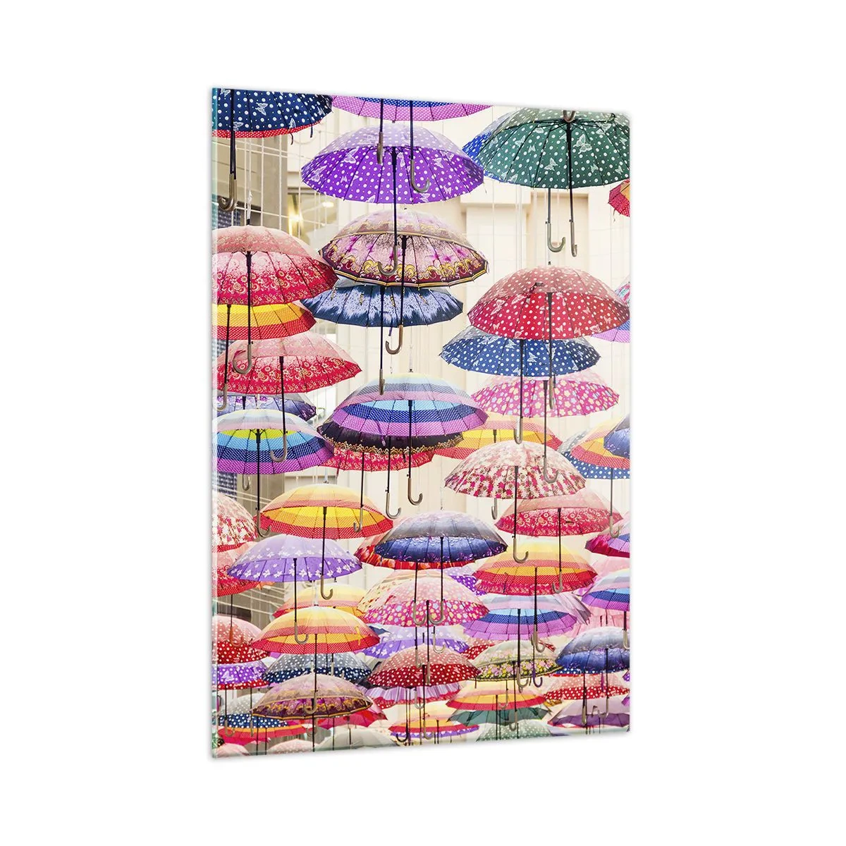 Quadro em vidro - Prado urbano - 50x70 cm