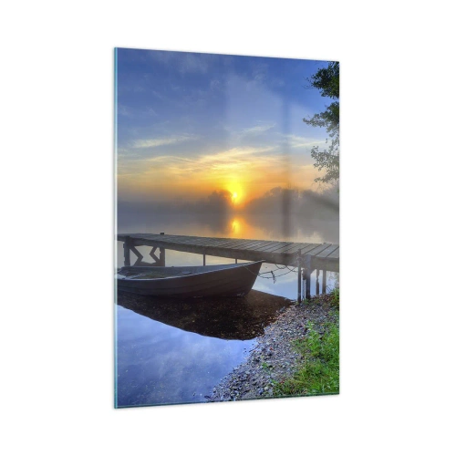 Quadro em vidro - Como o comum se transforma em mágico - 50x70 cm