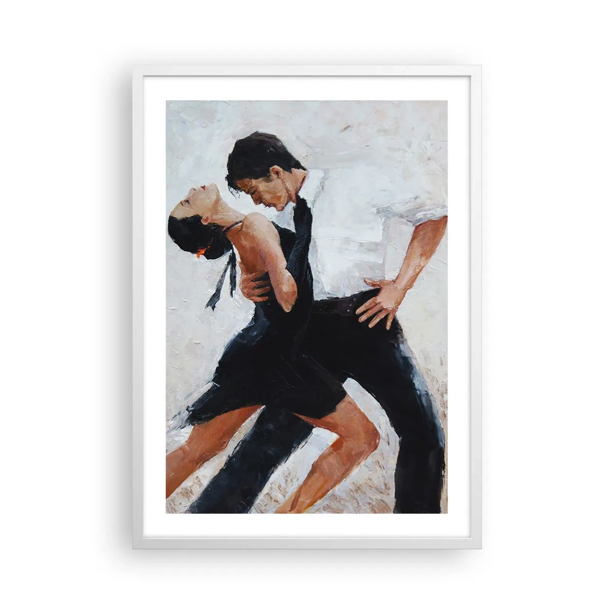 Pôster em moldura branca - O tango dos meus sonhos - 50x70 cm