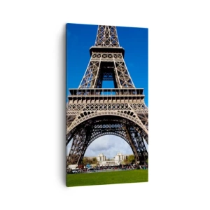 Quadro em tela - Toda Paris aos seus pés - 45x80 cm