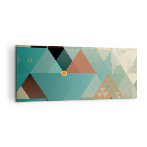 Quadro em tela - A unidade de muitos, os muitos da unidade - 120x50 cm