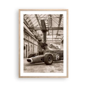 Pôster com moldura de carvalho claro - O descanso do vencedor - 50x70 cm