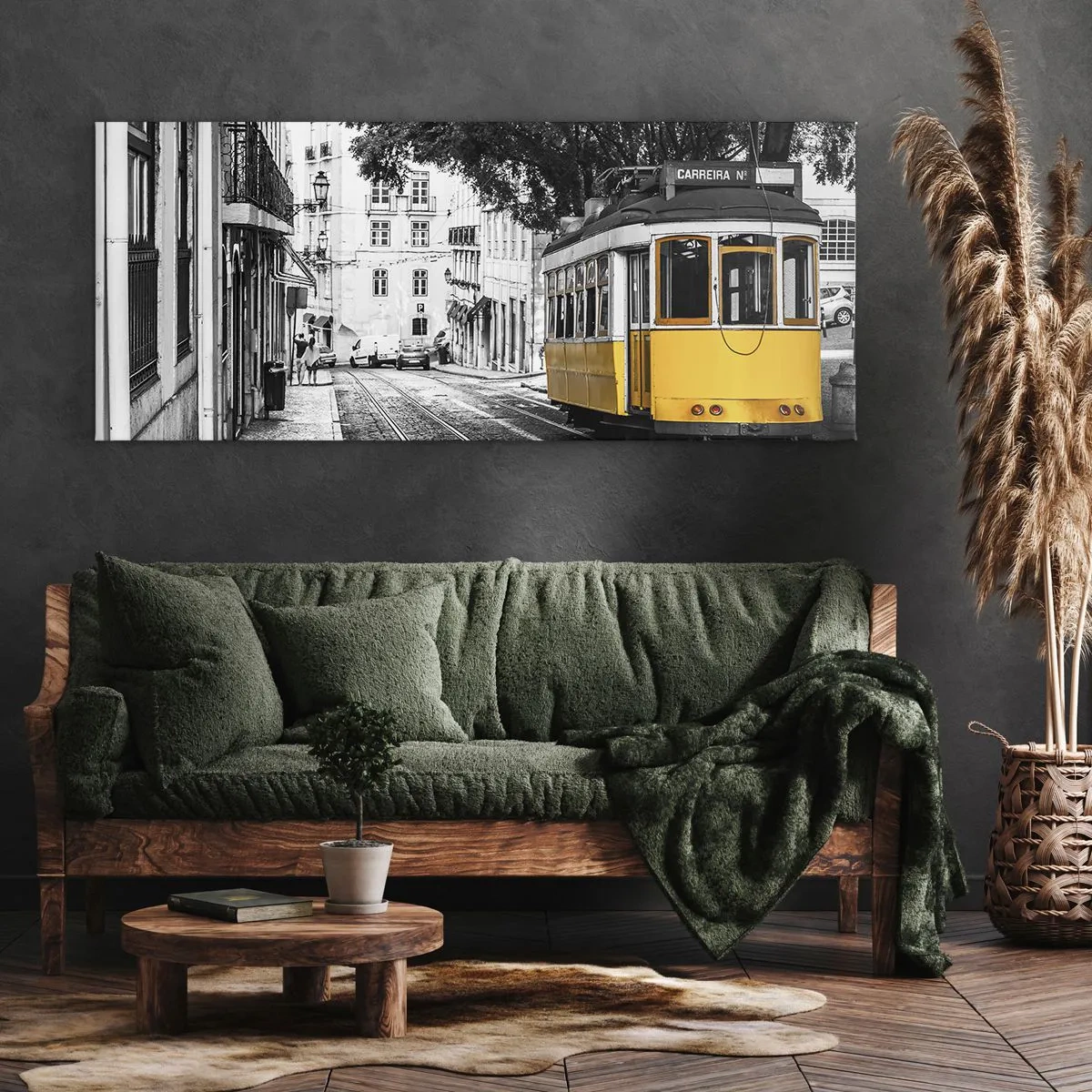 Quadro em tela - E o fado ao fundo - 140x50 cm