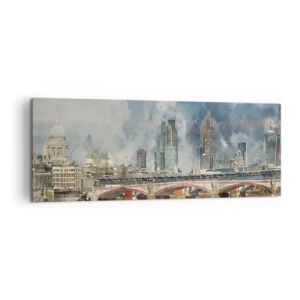 Quadro em tela - Londres em toda a sua glória - 140x50 cm