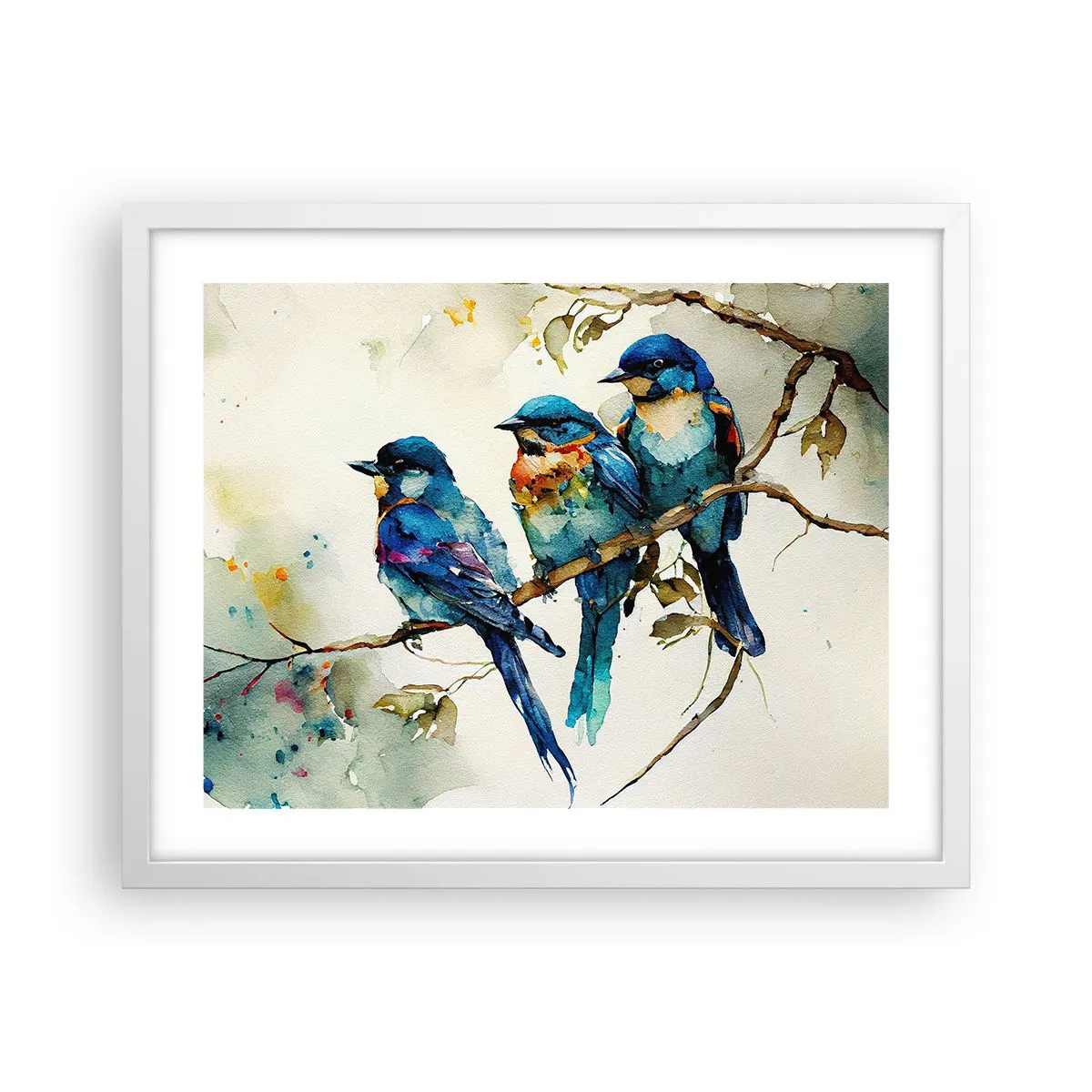 Pôster em moldura branca - Ele ficou ofendido? - 50x40 cm