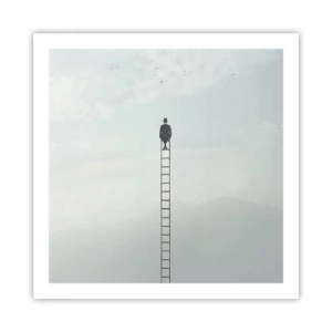 Pôster - Vá além - 60x60 cm