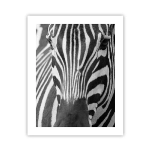 Pôster - O mundo é preto e branco - 40x50 cm