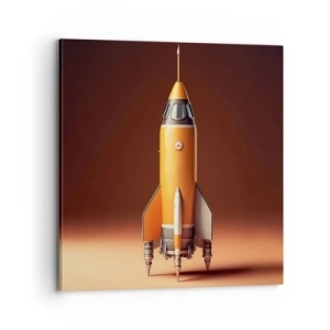 Quadro em tela - Tudo começa com um sonho - 70x70 cm