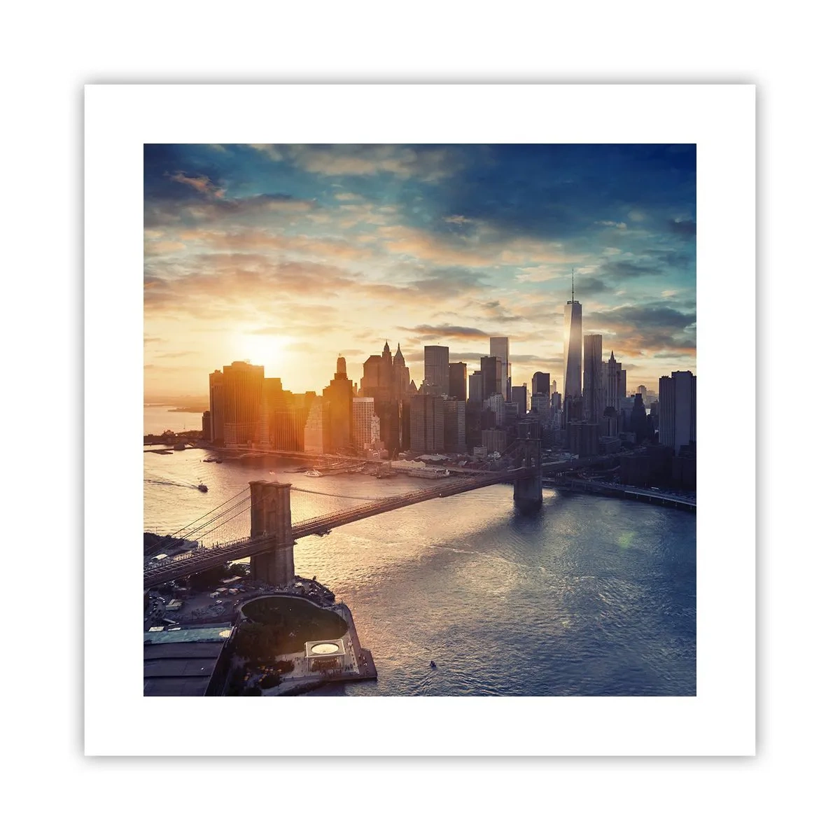 Pôster - Monumento da cultura ocidental - 40x40 cm