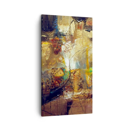 Quadro em tela - Frio, mais quente, quente - 45x80 cm