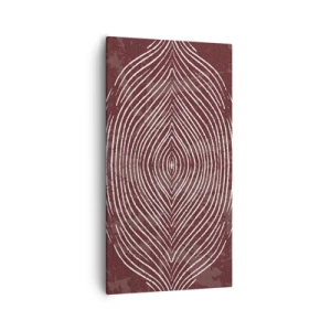 Quadro em tela - O espaço fala - 55x100 cm