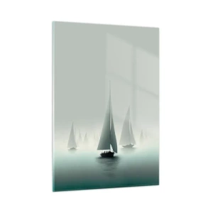 Quadro em vidro - Feito de neblina - 50x70 cm