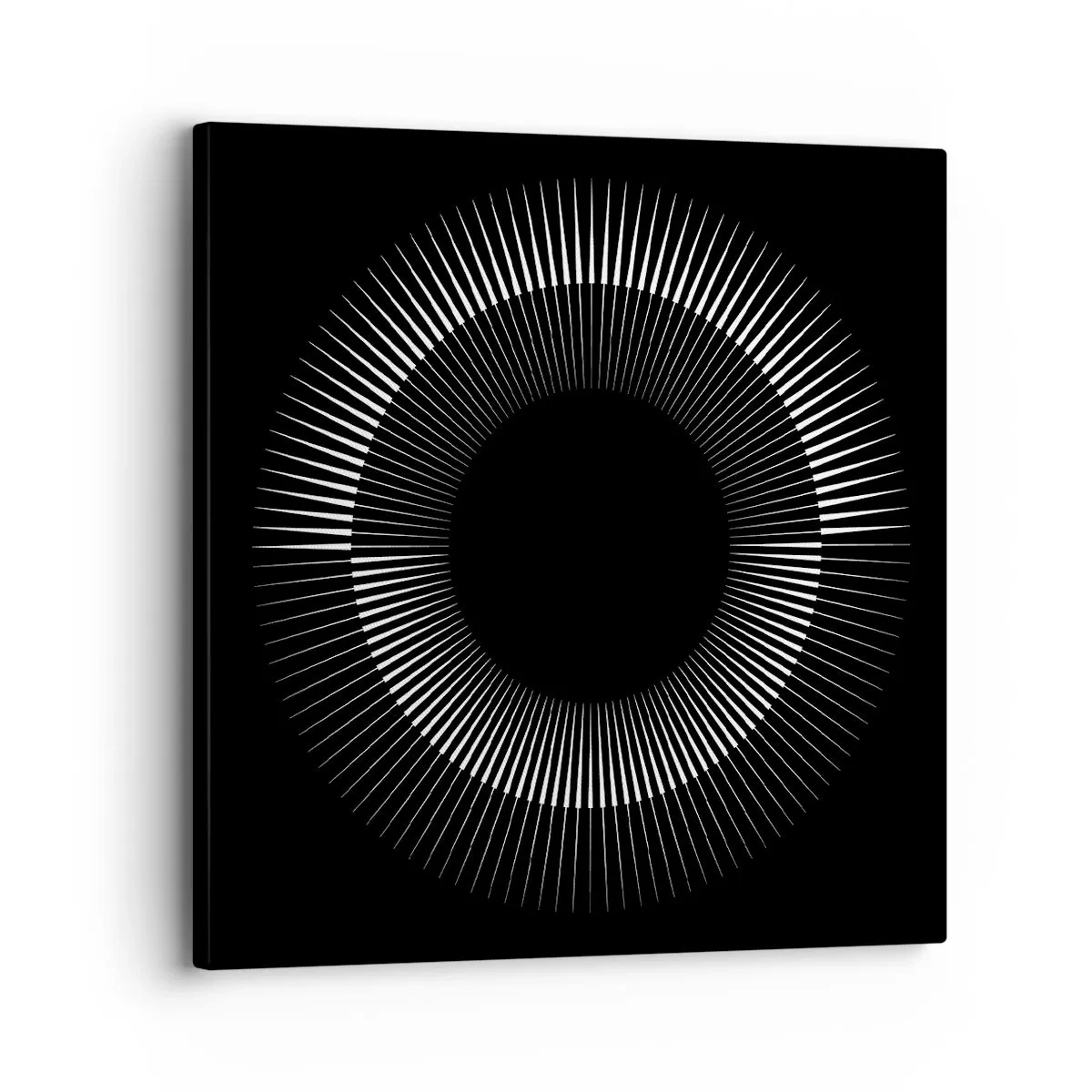 Quadro em tela - Sol preto - 30x30 cm
