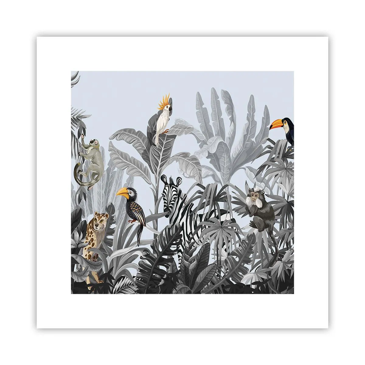 Pôster - Conto de fadas africano - 30x30 cm