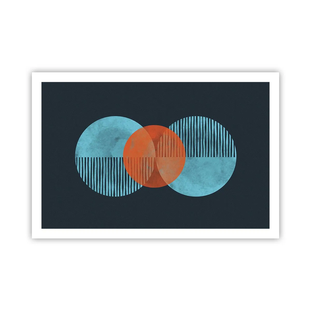 Pôster - Obras de arte simétricas - 91x61 cm