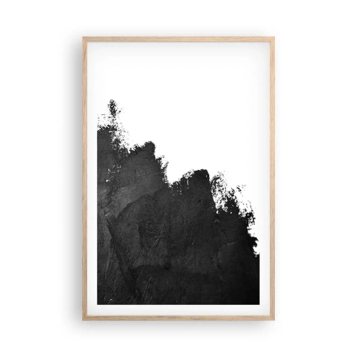 Pôster com moldura de carvalho claro - Elementos: terra - 61x91 cm