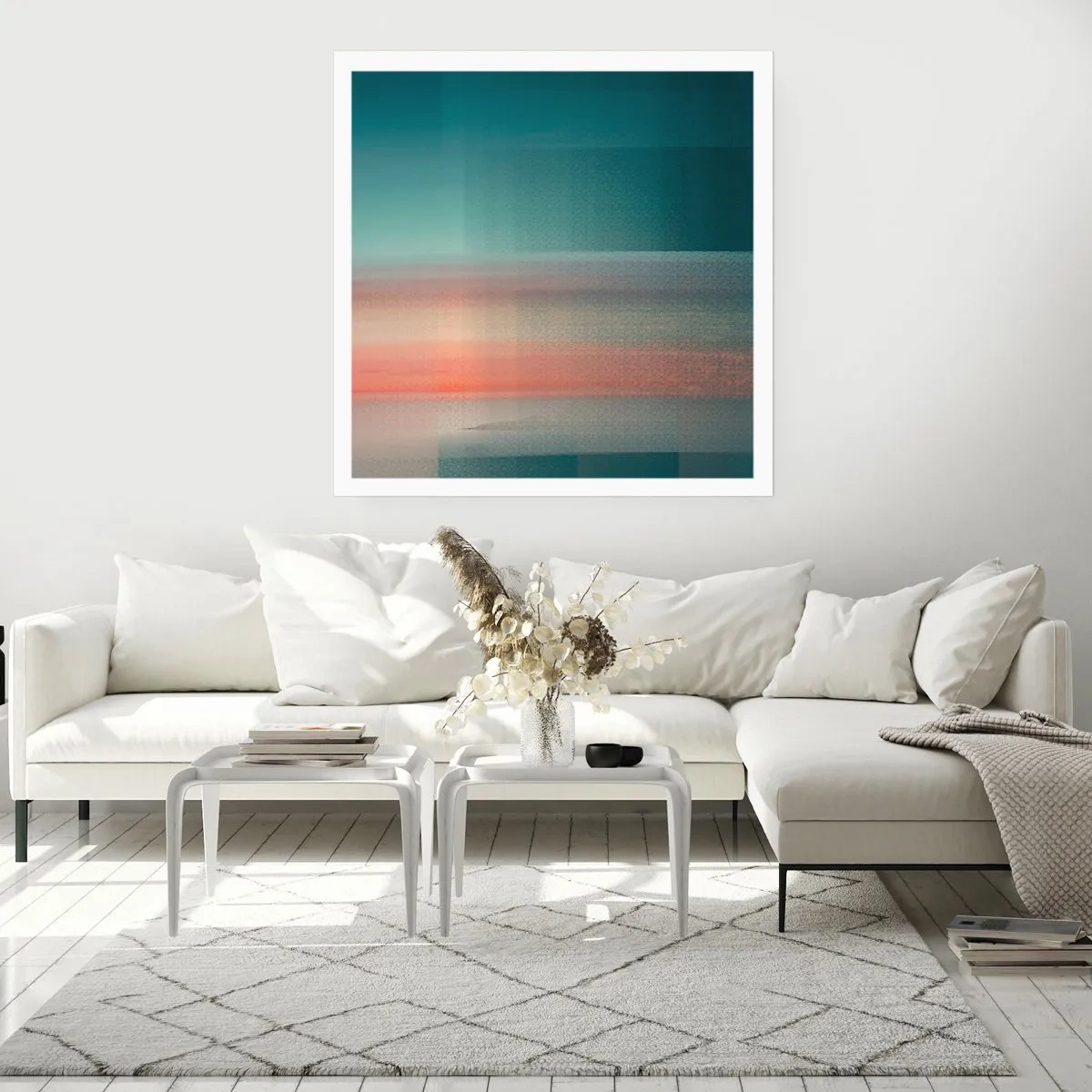 Pôster - Resumo: ondas de luz - 30x30 cm