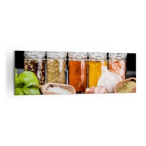 Quadro em tela - Para que a vida tenha um sabor - 160x50 cm