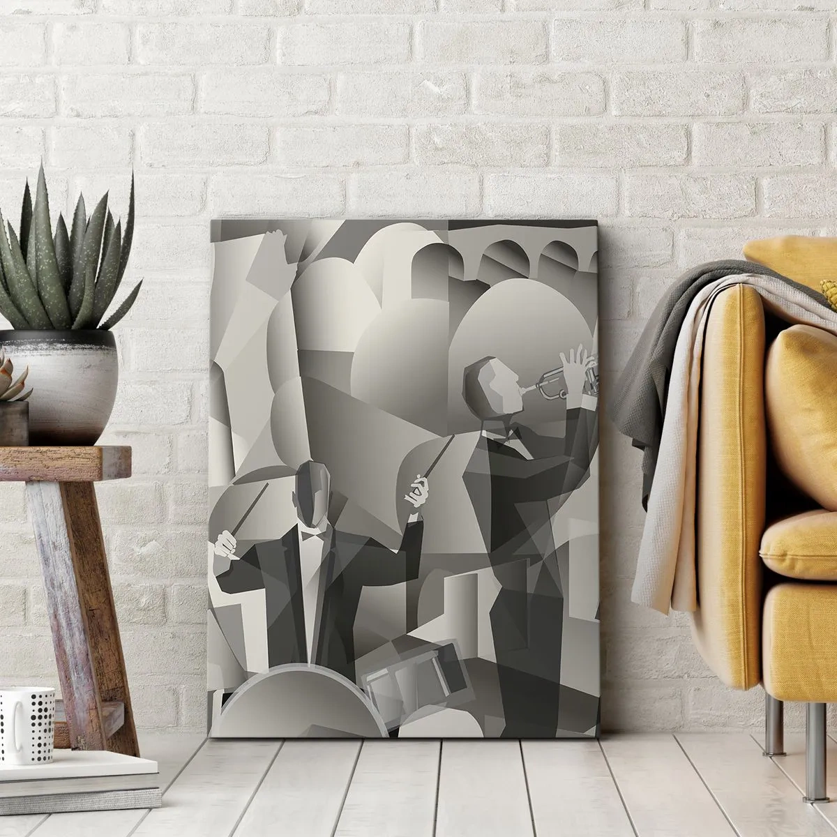 Quadro em tela - No espaço dos sons - 50x70 cm