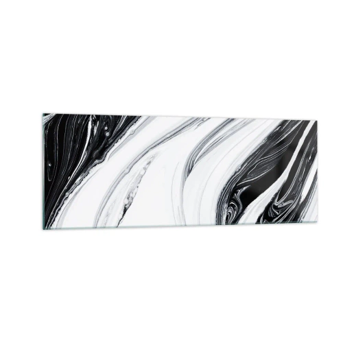 Quadro em vidro - Uma combinação de opostos - 140x50 cm