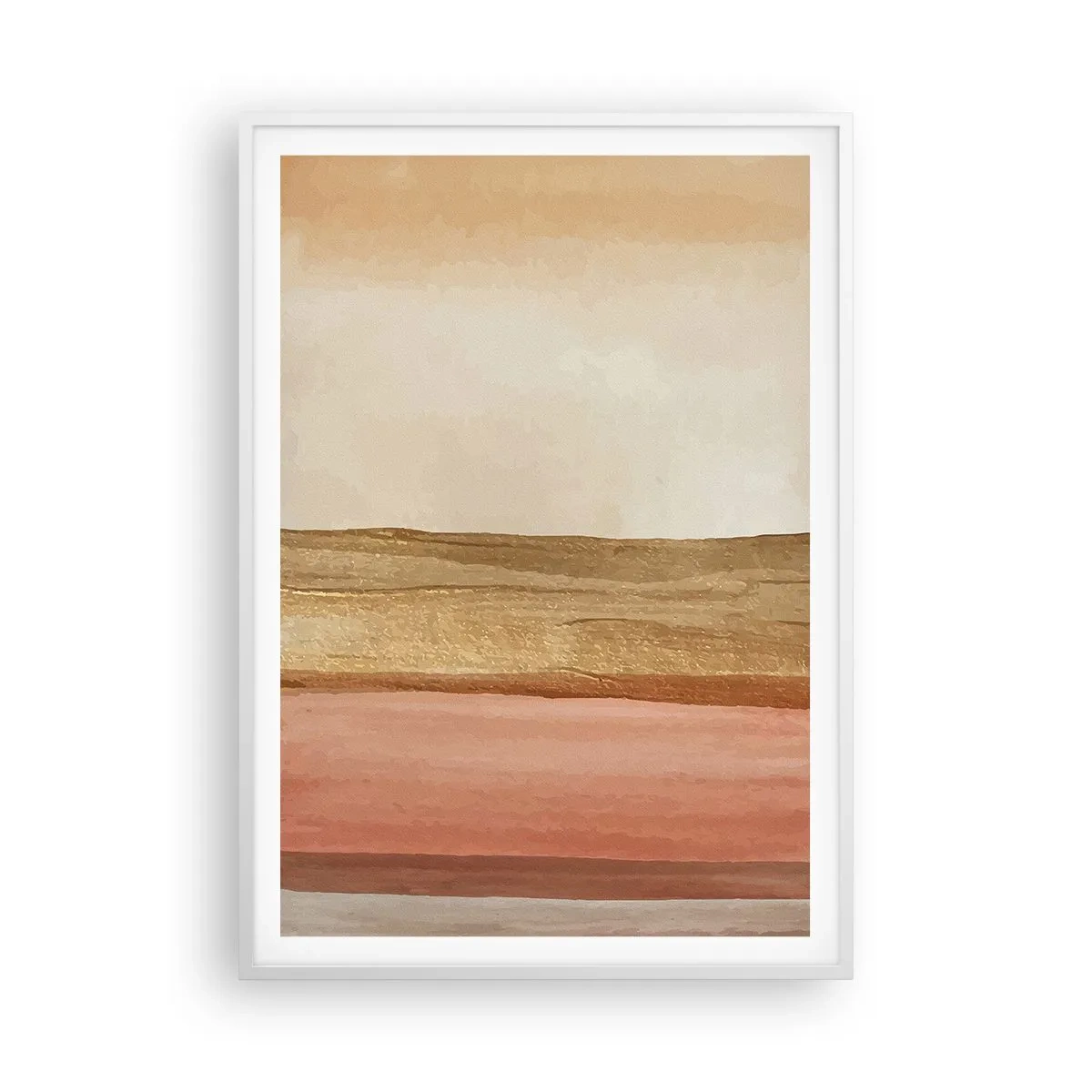 Pôster em moldura branca - Composição vertical - 70x100 cm