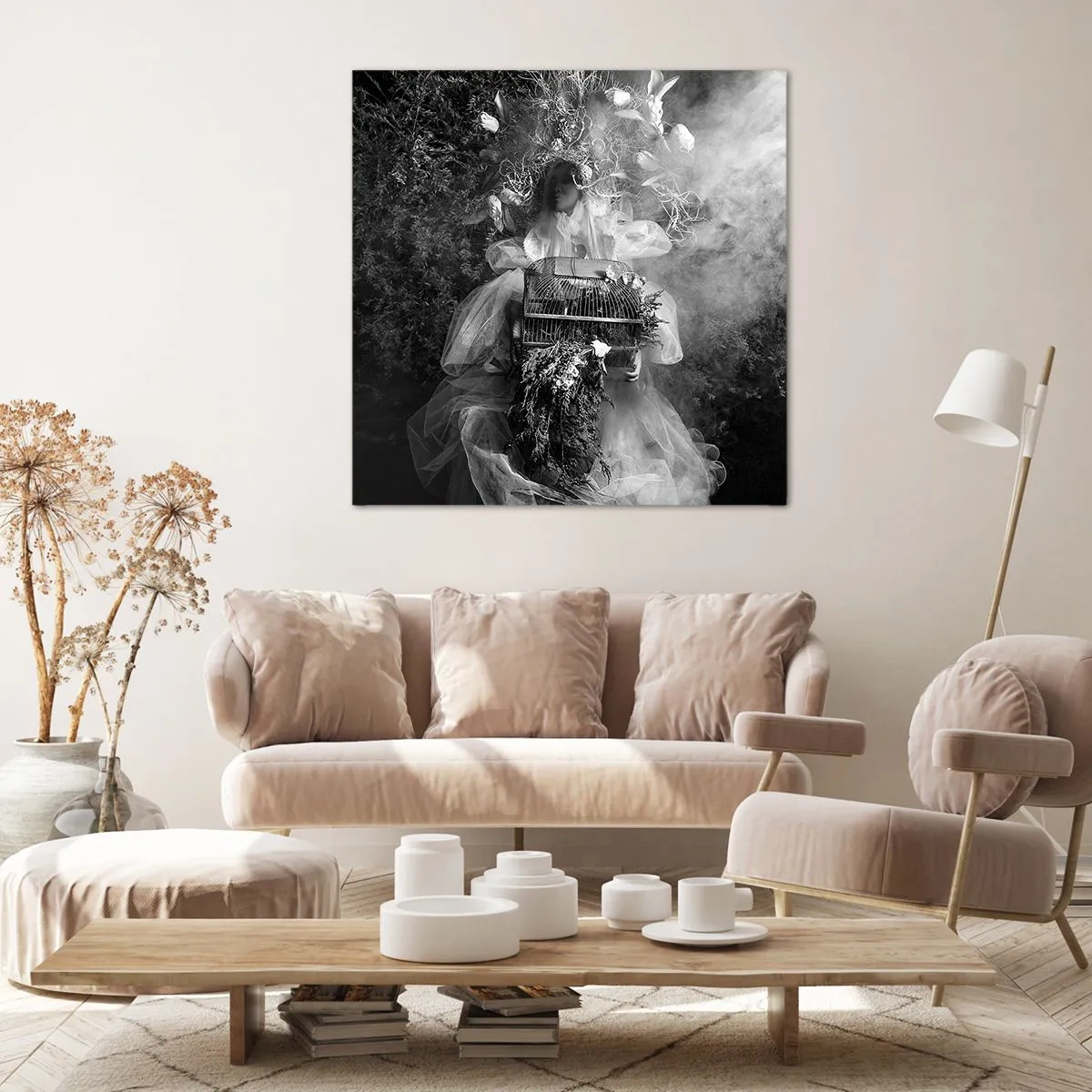 Quadro em tela - A própria mãe – natureza - 30x30 cm