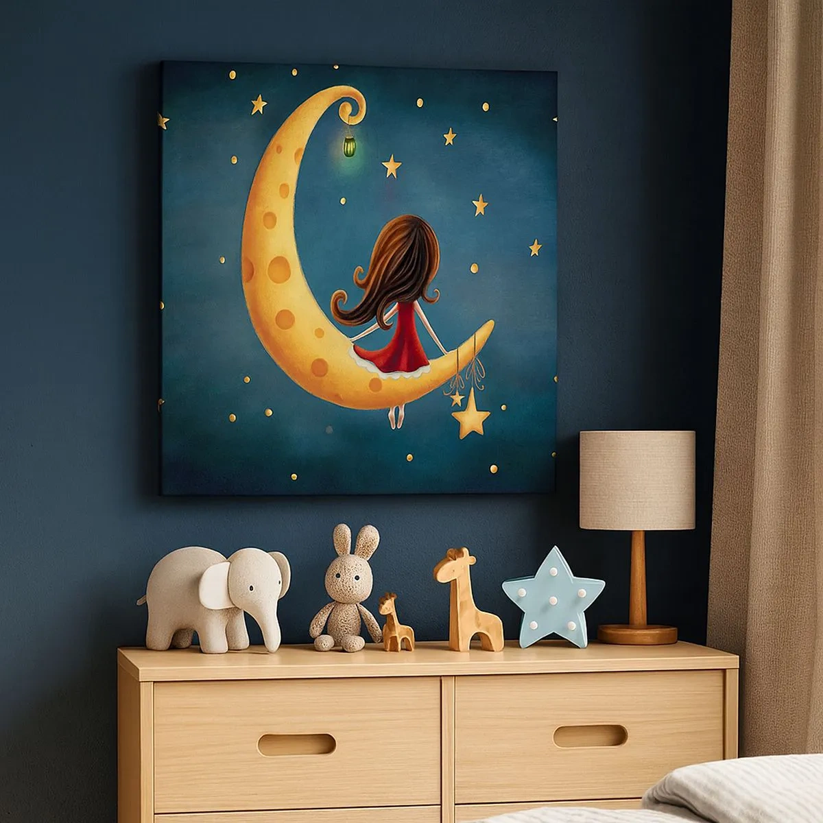 Quadro em tela - Uma vez... - 30x30 cm