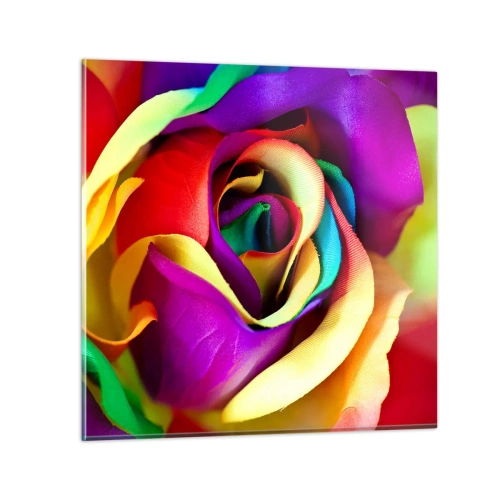 Quadro em vidro - É impossível - 70x70 cm