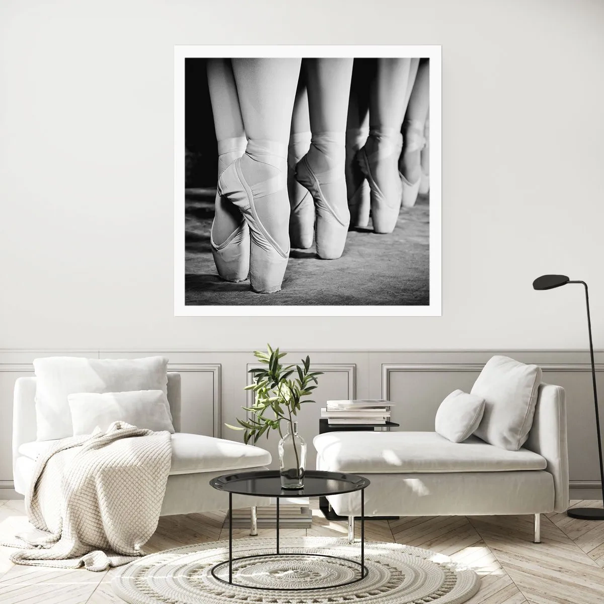 Pôster - Juntos, com leveza - 30x30 cm