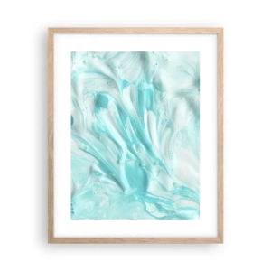 Pôster com moldura de carvalho claro - Juntos para sempre - 40x50 cm