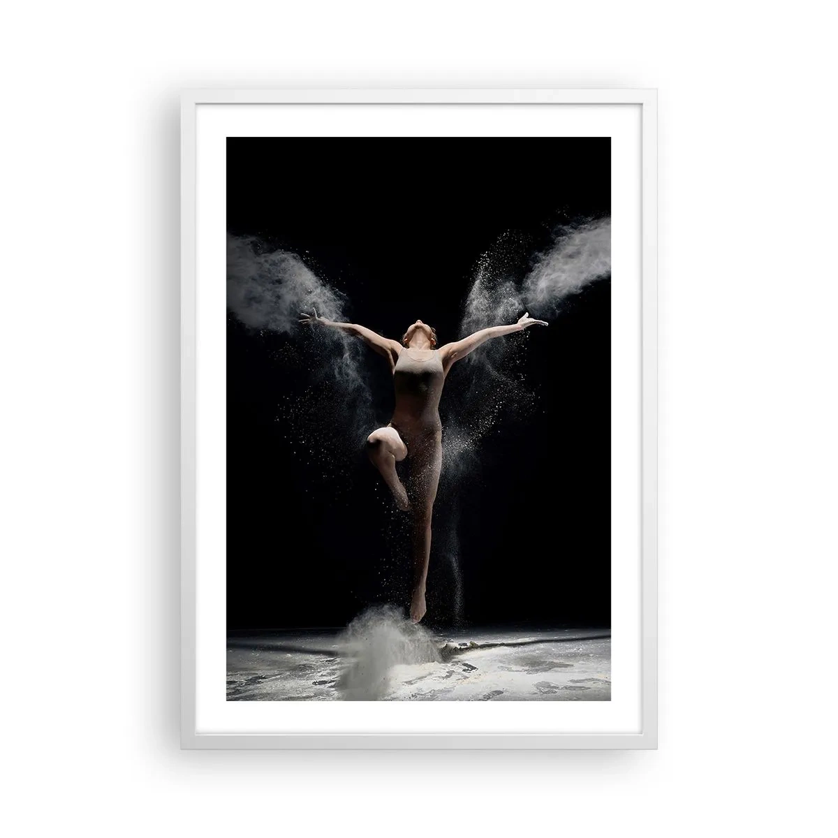 Pôster em moldura branca - Os elfos existem - 50x70 cm