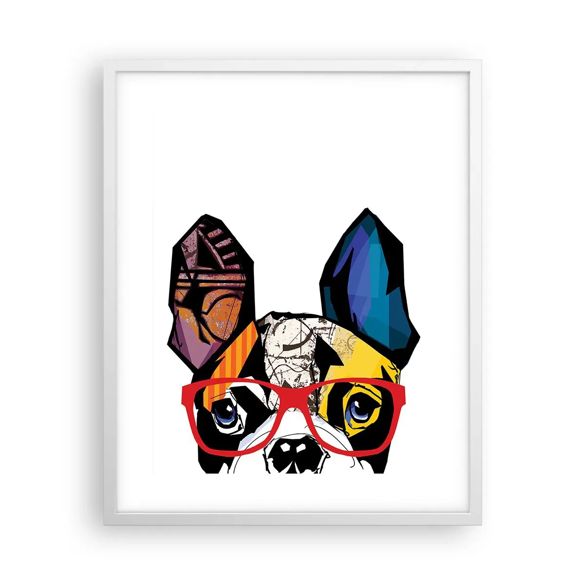 Pôster em moldura branca - Intelectual - 40x50 cm