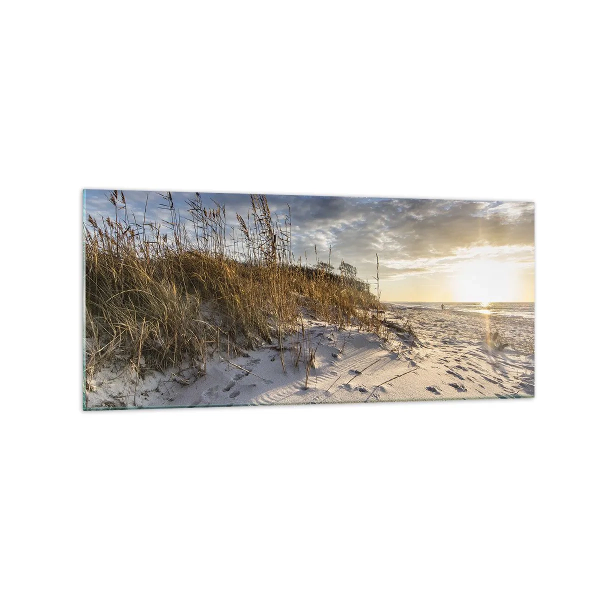 Quadro em vidro - Um convite para um passeio - 120x50 cm