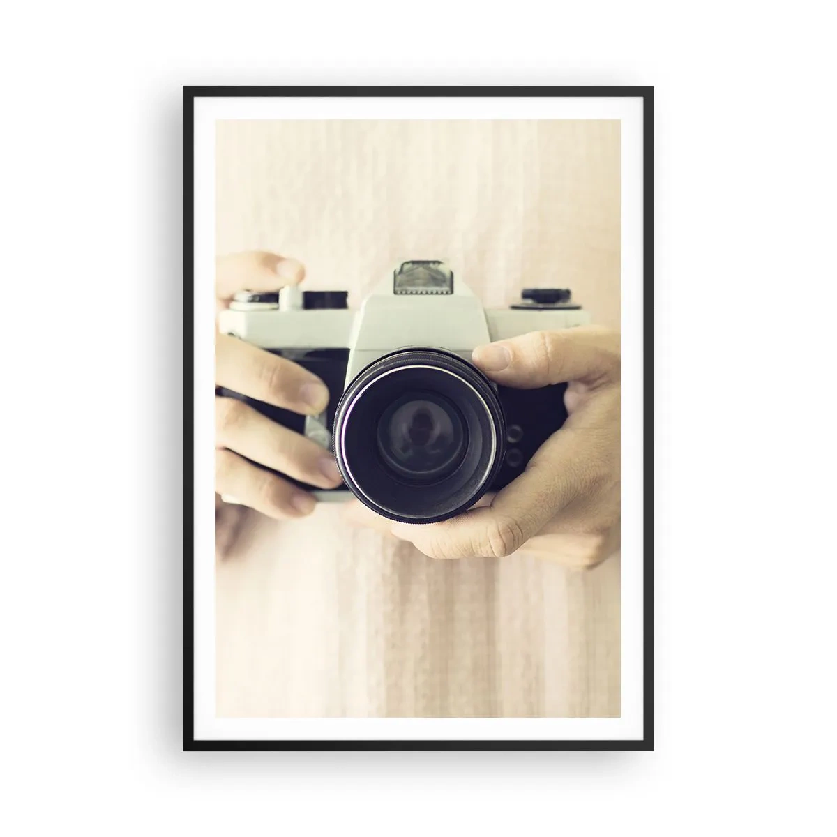 Pôster com moldura preta - Para ver mais... - 70x100 cm