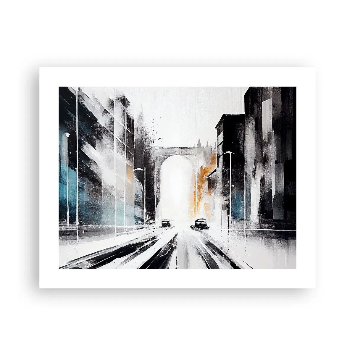 Pôster - Estudo da cidade: arquitetura e movimento - 50x40 cm