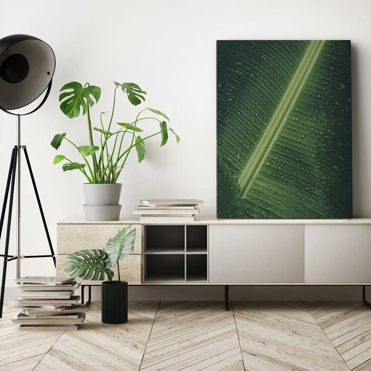 Quadro em tela - A estrutura da vegetação - 80x120 cm