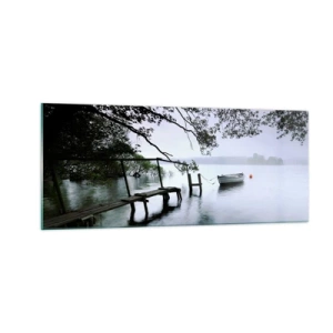 Quadro em vidro - Descanso imediato - 100x40 cm