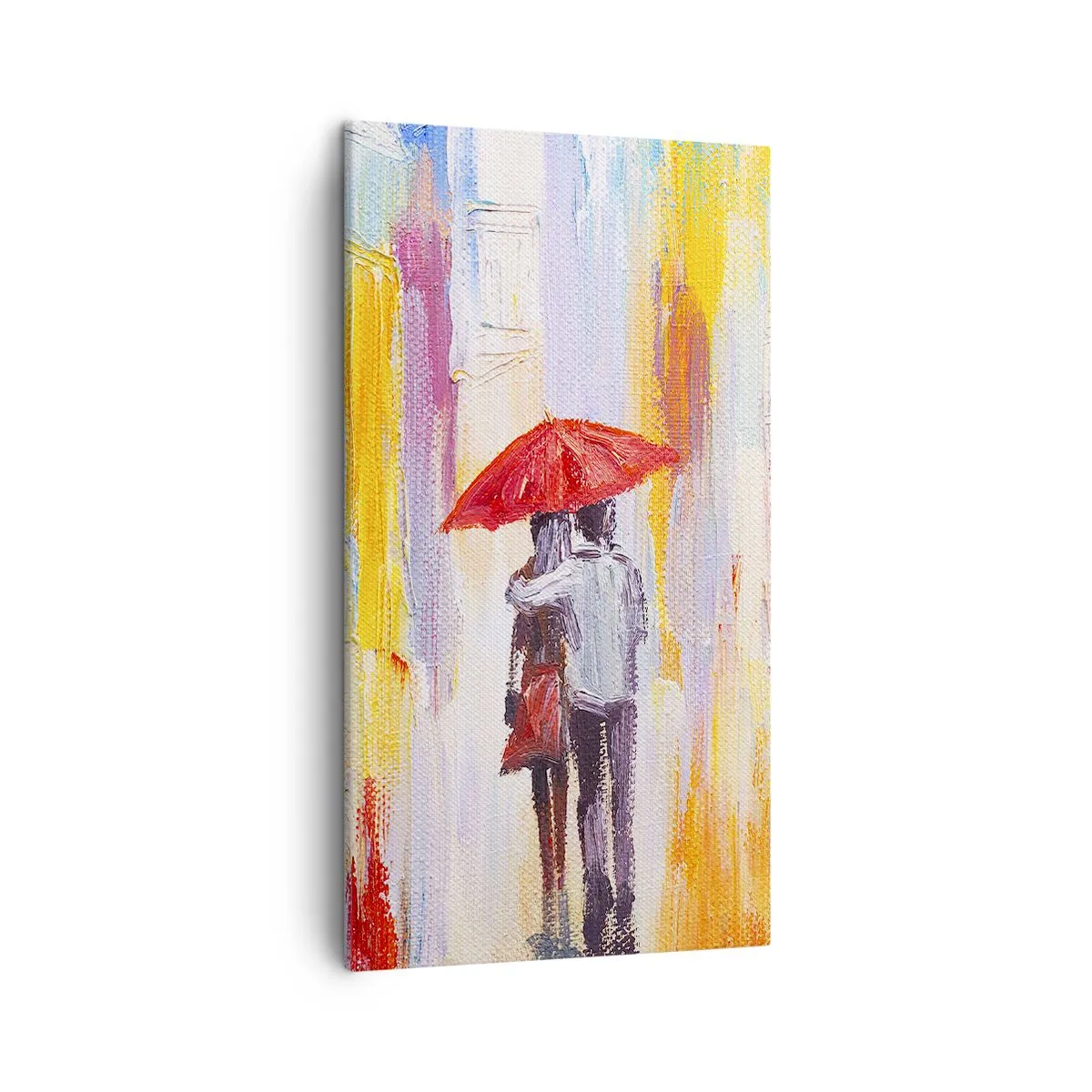 Quadro em tela - Que continue a chover - 45x80 cm