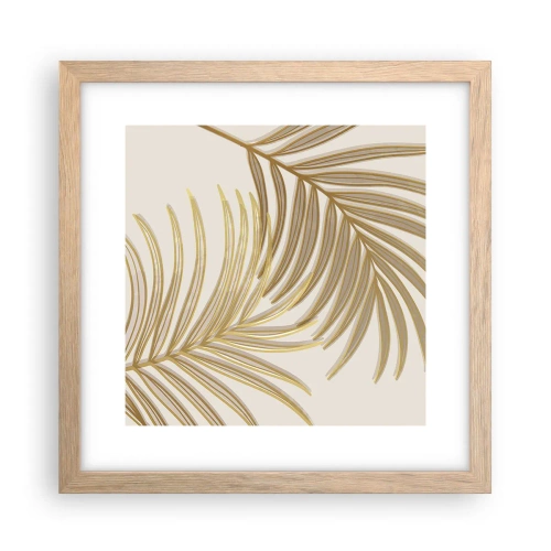 Pôster com moldura de carvalho claro - Palma de Ouro! - 30x30 cm