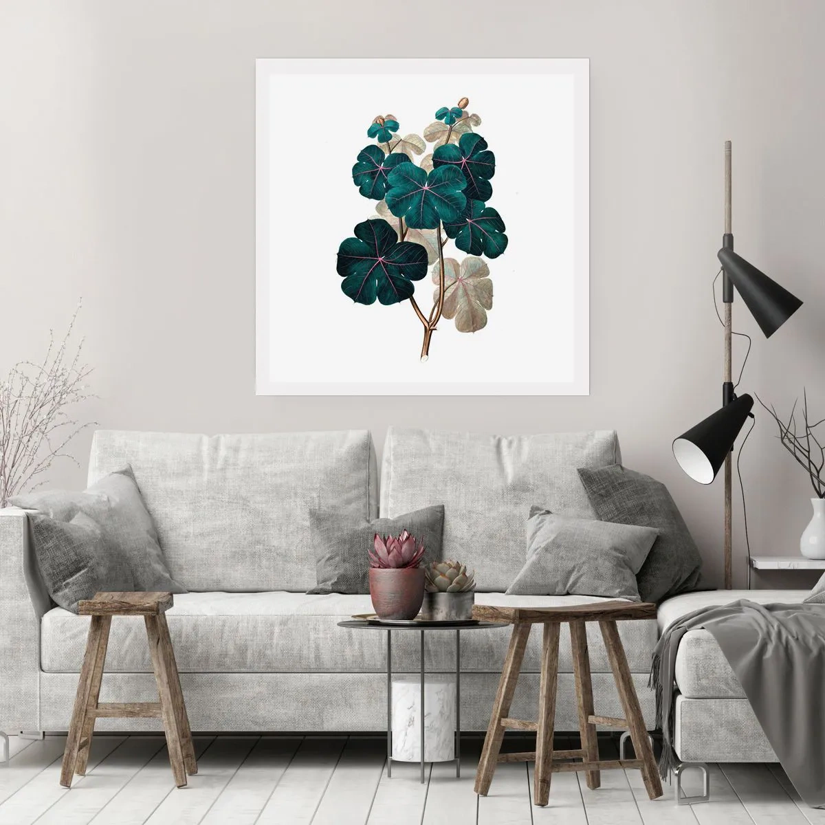 Pôster - Do antigo herbário - 40x40 cm