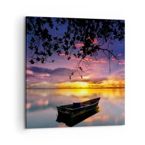 Quadro em tela - Parece que estás pendurado no meio do céu… - 60x60 cm