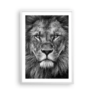 Pôster em moldura branca - Em trajes de coroação - 50x70 cm