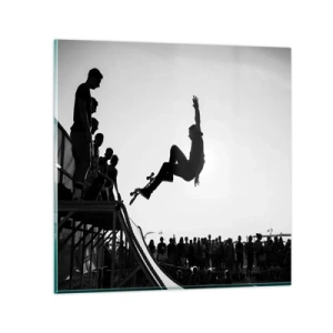 Quadro em vidro - Protagonistas e espectadores - 30x30 cm