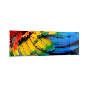 Quadro em vidro - Ave do paraíso - 160x50 cm