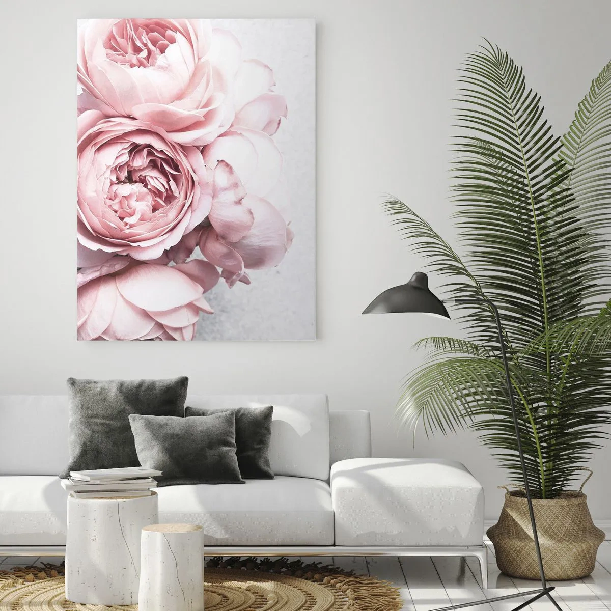 Quadro em vidro - Para românticos - 50x70 cm