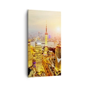 Quadro em tela - Sonho asiático - 55x100 cm