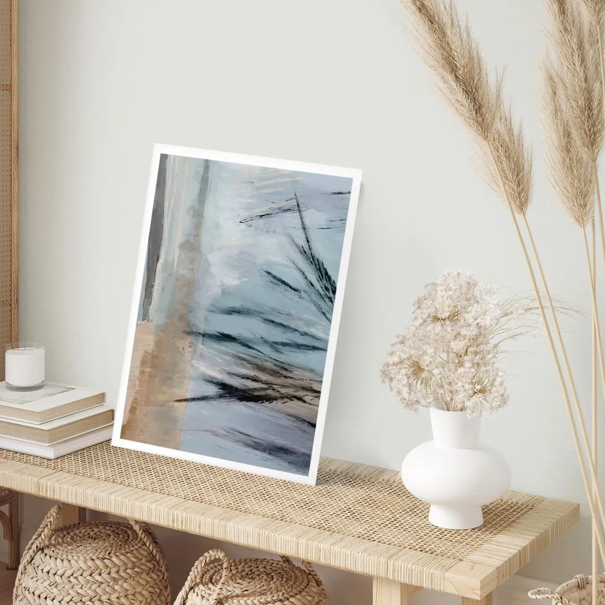 Pôster - Campos de inverno - 70x100 cm